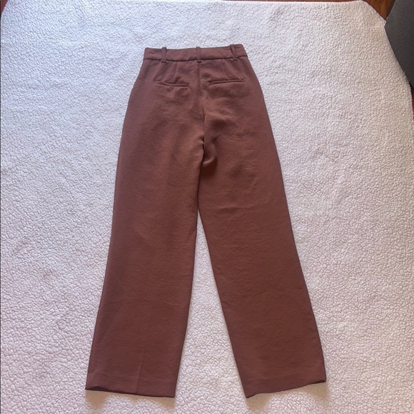 Wilfred Espresso Wide Leg Pants Red Brown - Picture 10 of 10